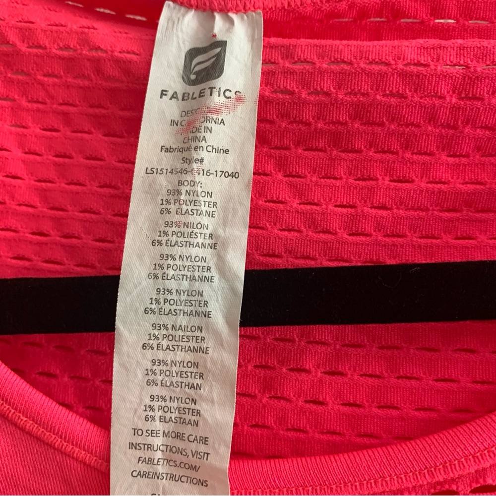 Fabletics Workout Activewear Top - Picture 6 of 7